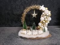 !! VERKAUFT !! Weihnachtszug weiss/gold Art.Nr.: 34